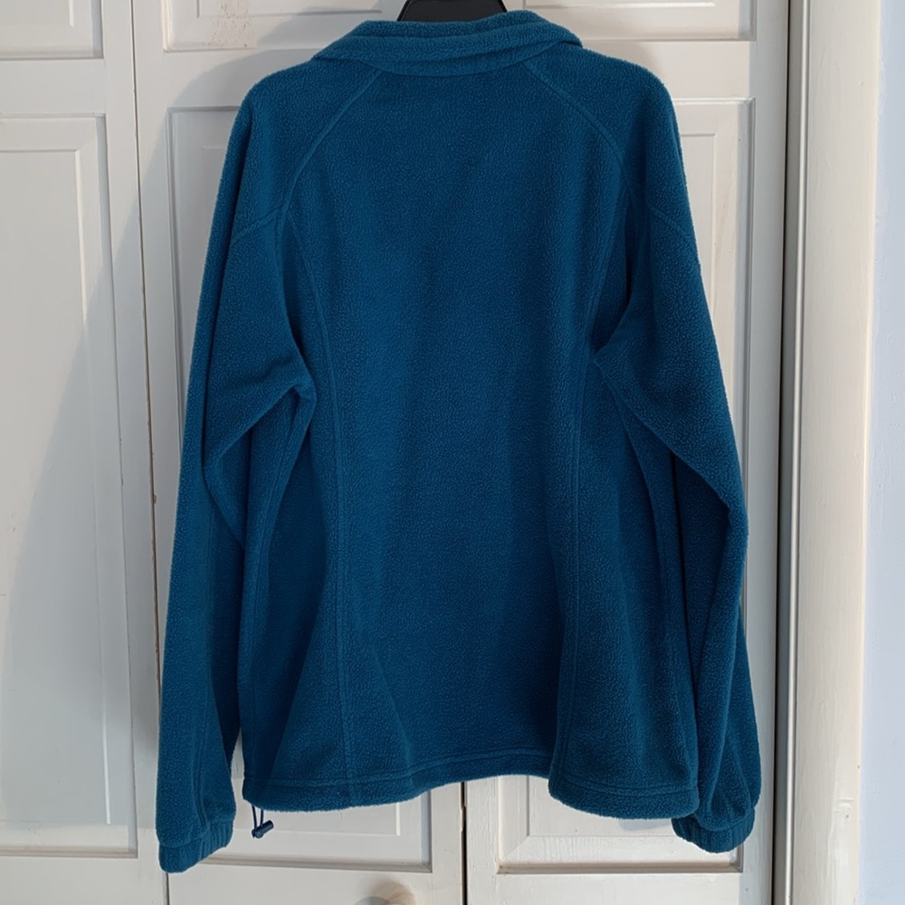 Columbia Blue/Teal Women's Fleece Jacket EUC - Picture 7 of 9